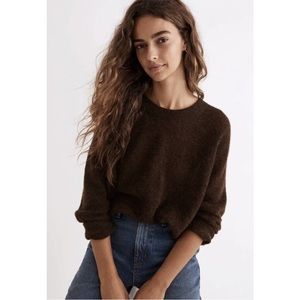 Madewell Elliston alpaca crewneck sweater